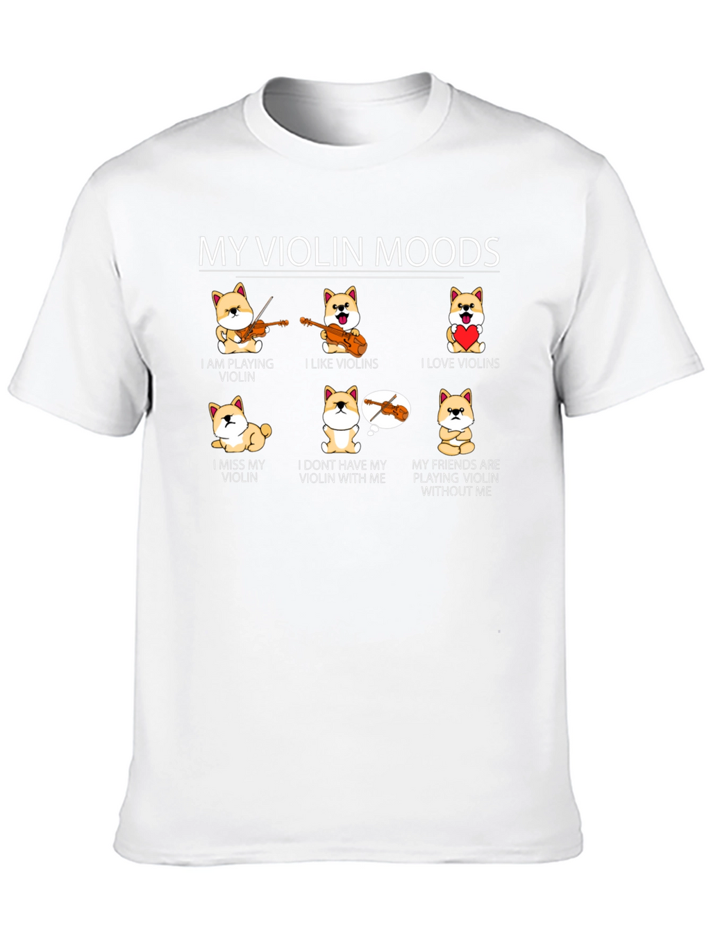 My Violin Moods Graphic Tee
