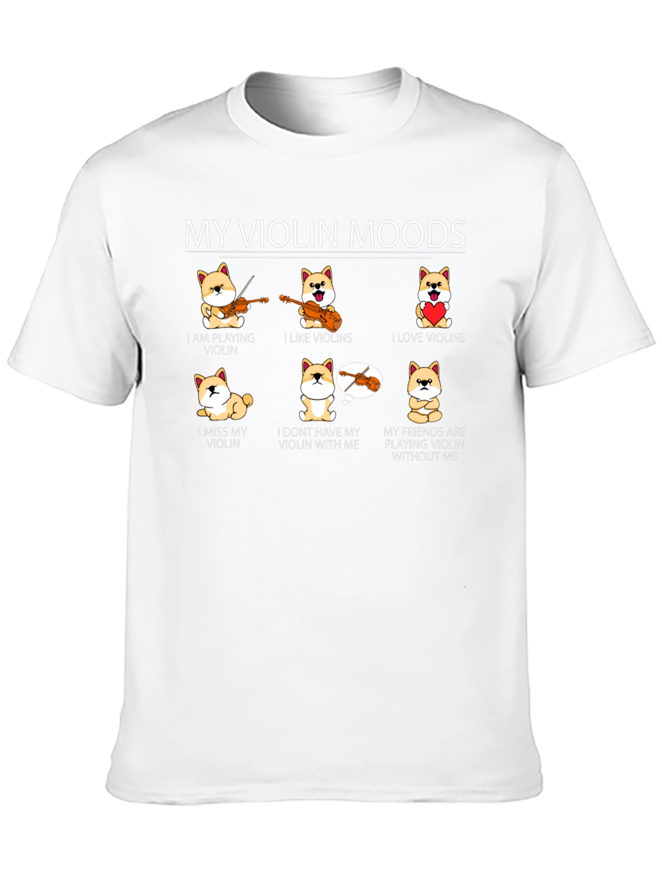 My Violin Moods Graphic Tee