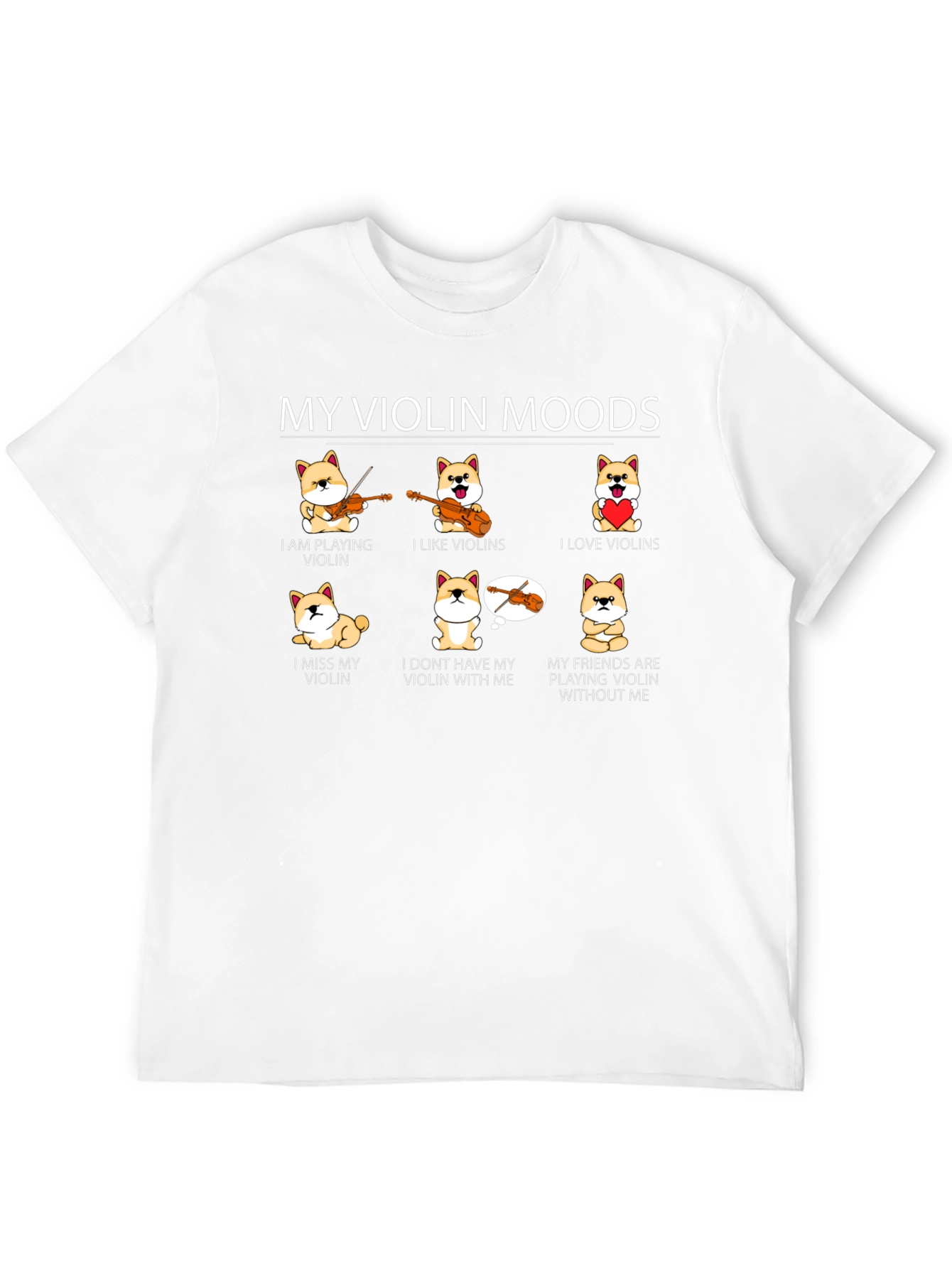 My Violin Moods Graphic Tee