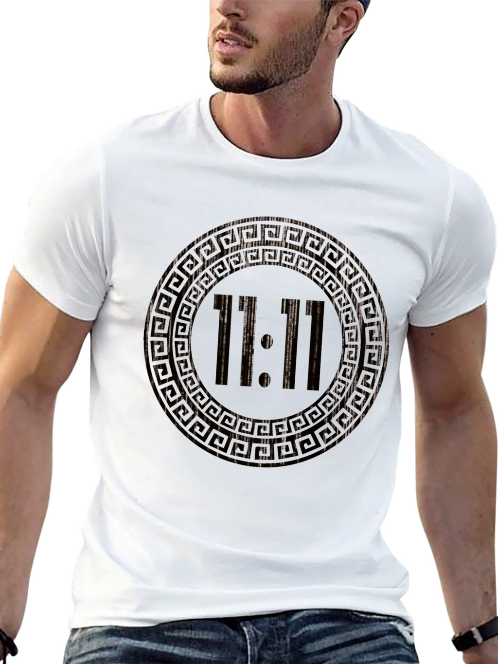 Mystic 11:11 Graphic Black Tee