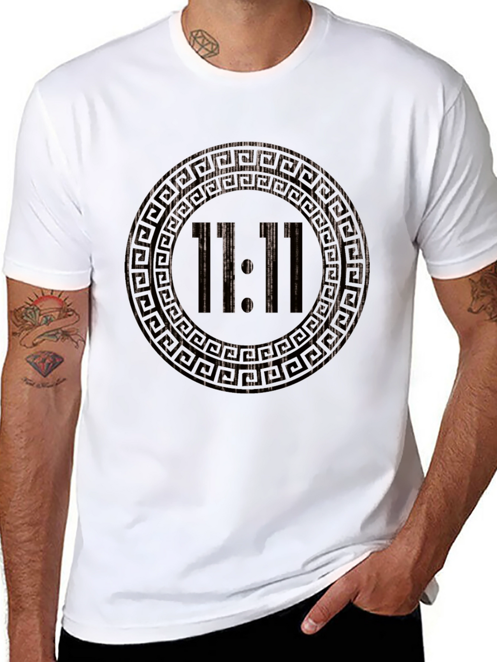 Mystic 11:11 Graphic Black Tee
