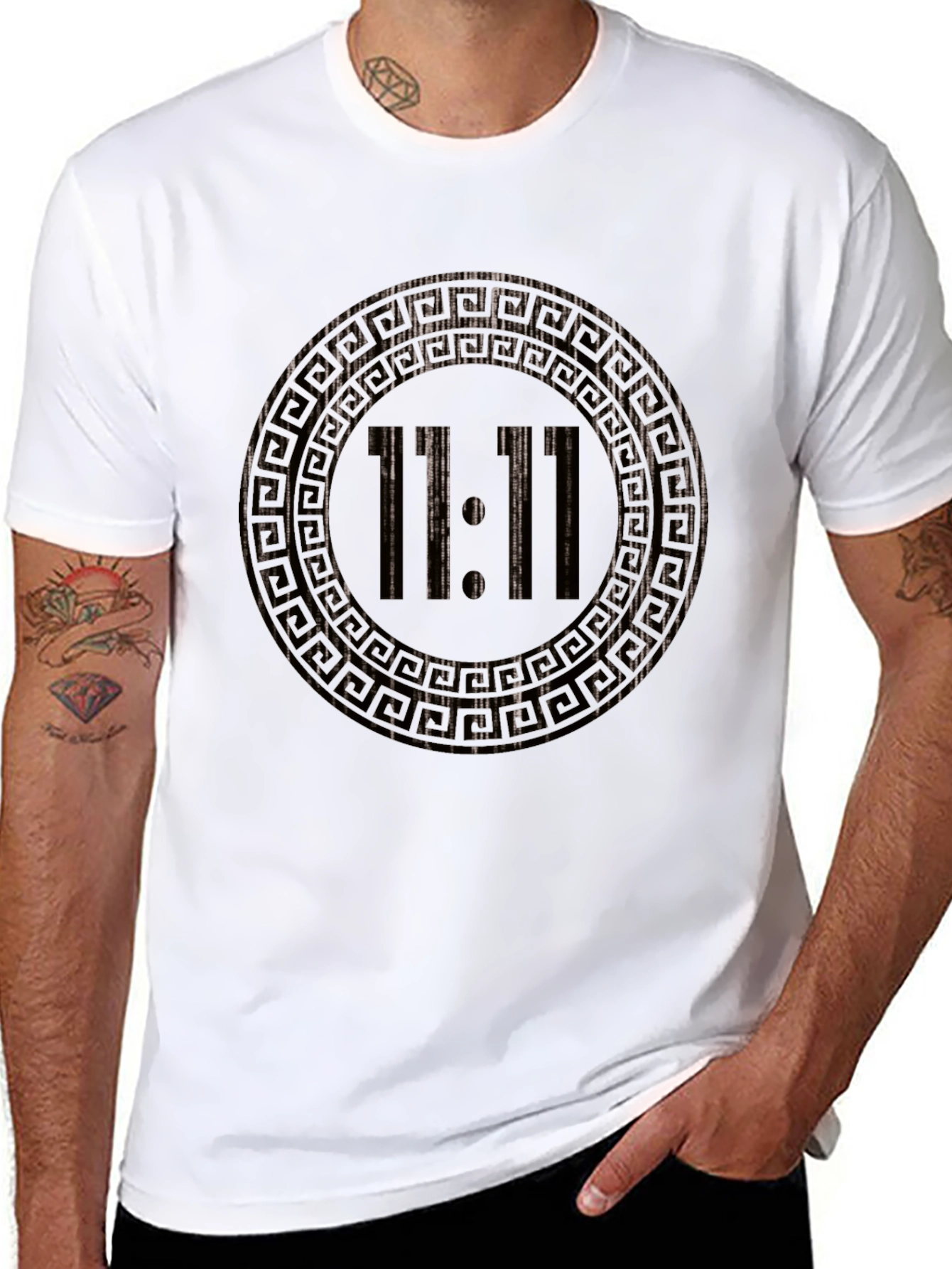 Mystic 11:11 Graphic Black Tee