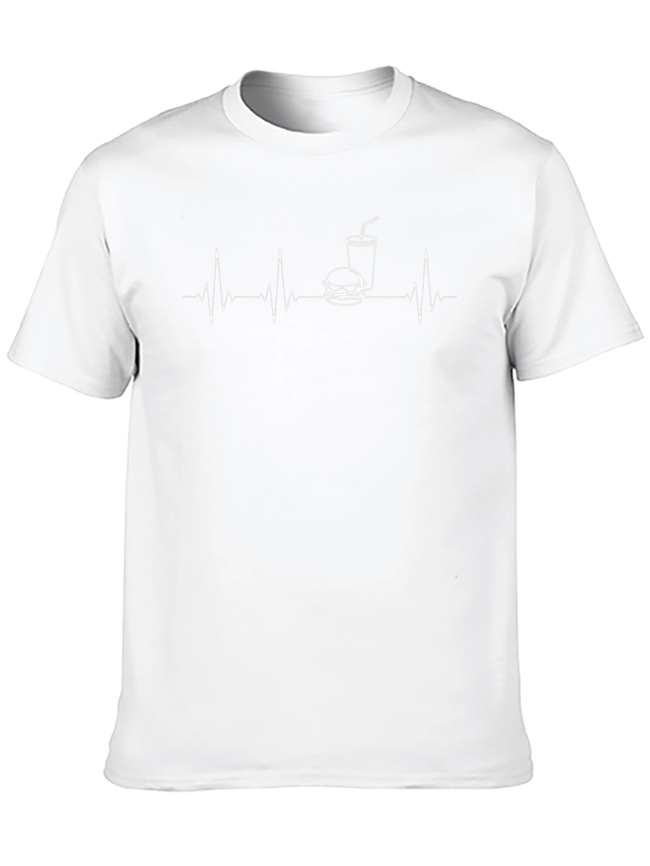 Food Heartbeat Graphic T-Shirt