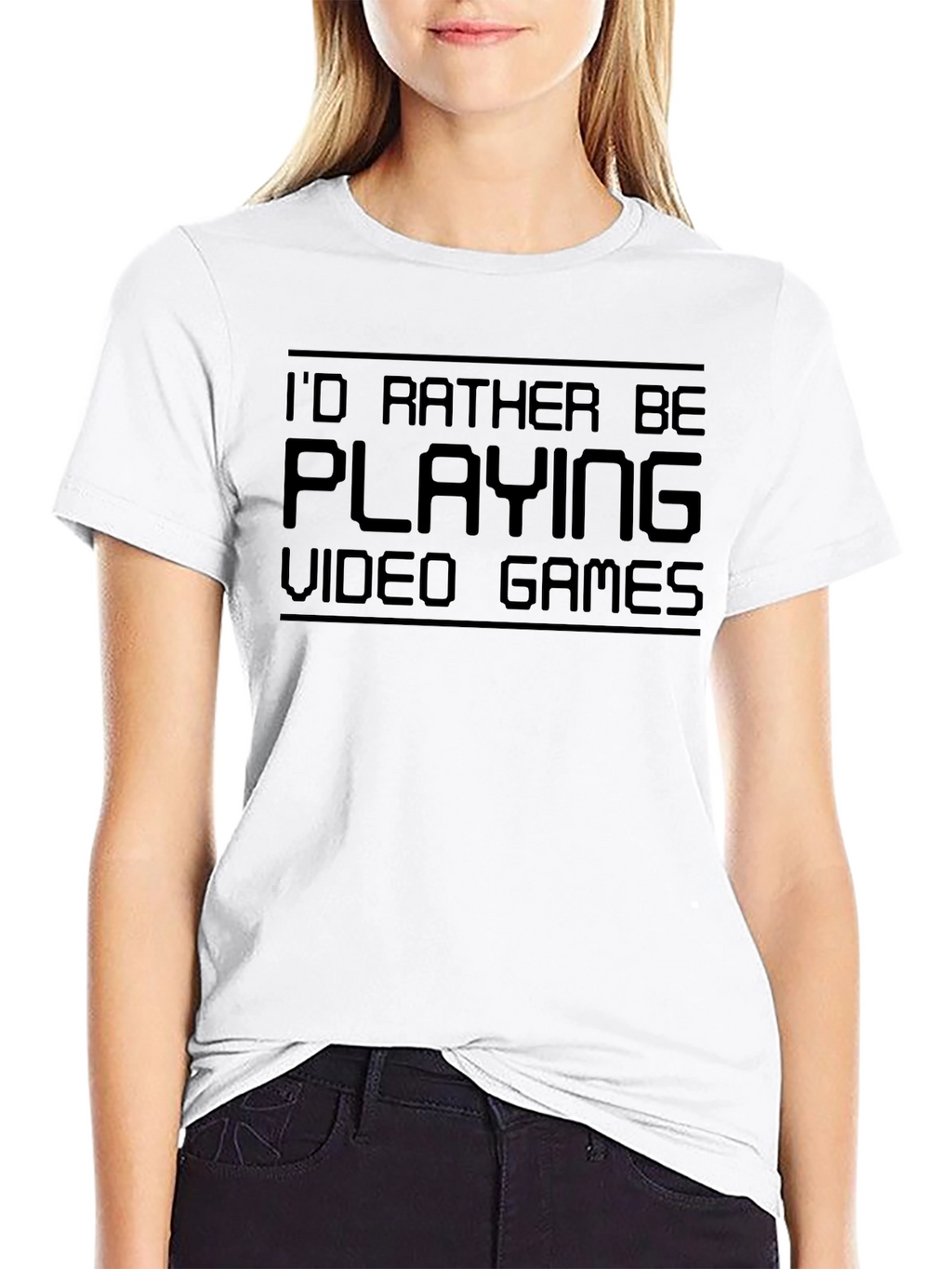 Gamer T-Shirt - Id Rather Be Playing Video Games