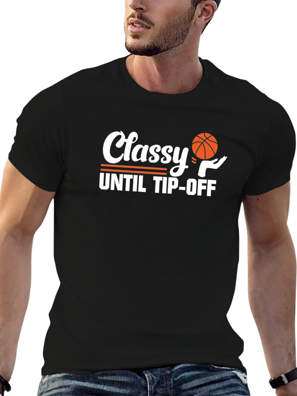 Classy Until Tip-Off Black T-Shirt