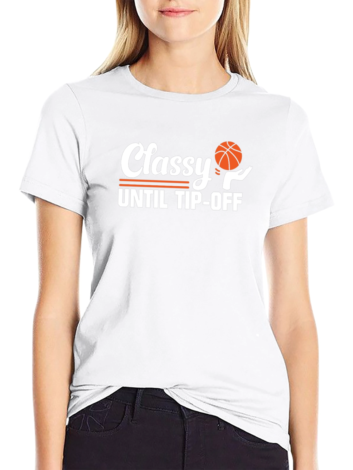Classy Until Tip-Off Black T-Shirt