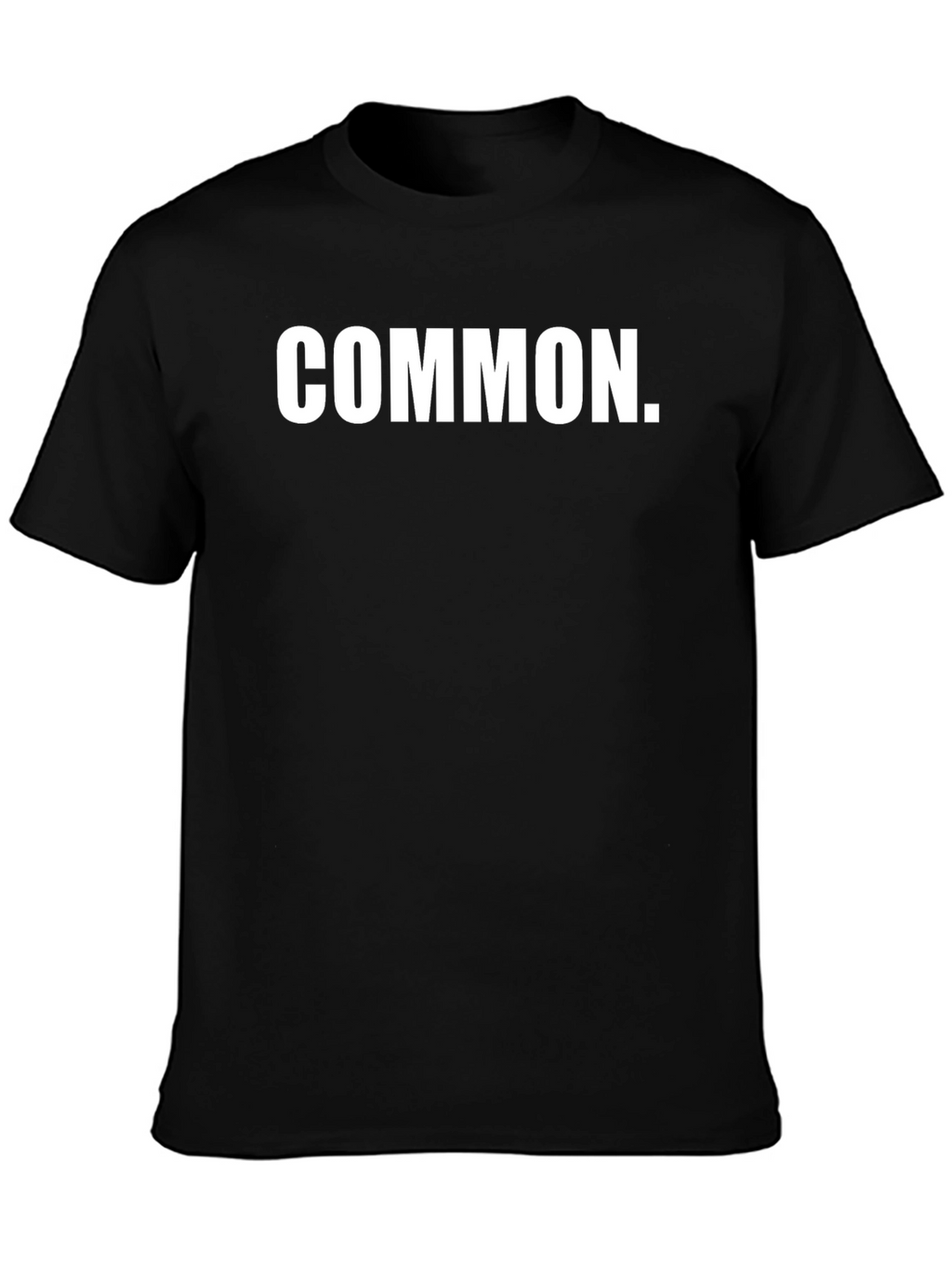 COMMON. Graphic T-Shirt - Classic Black Tee