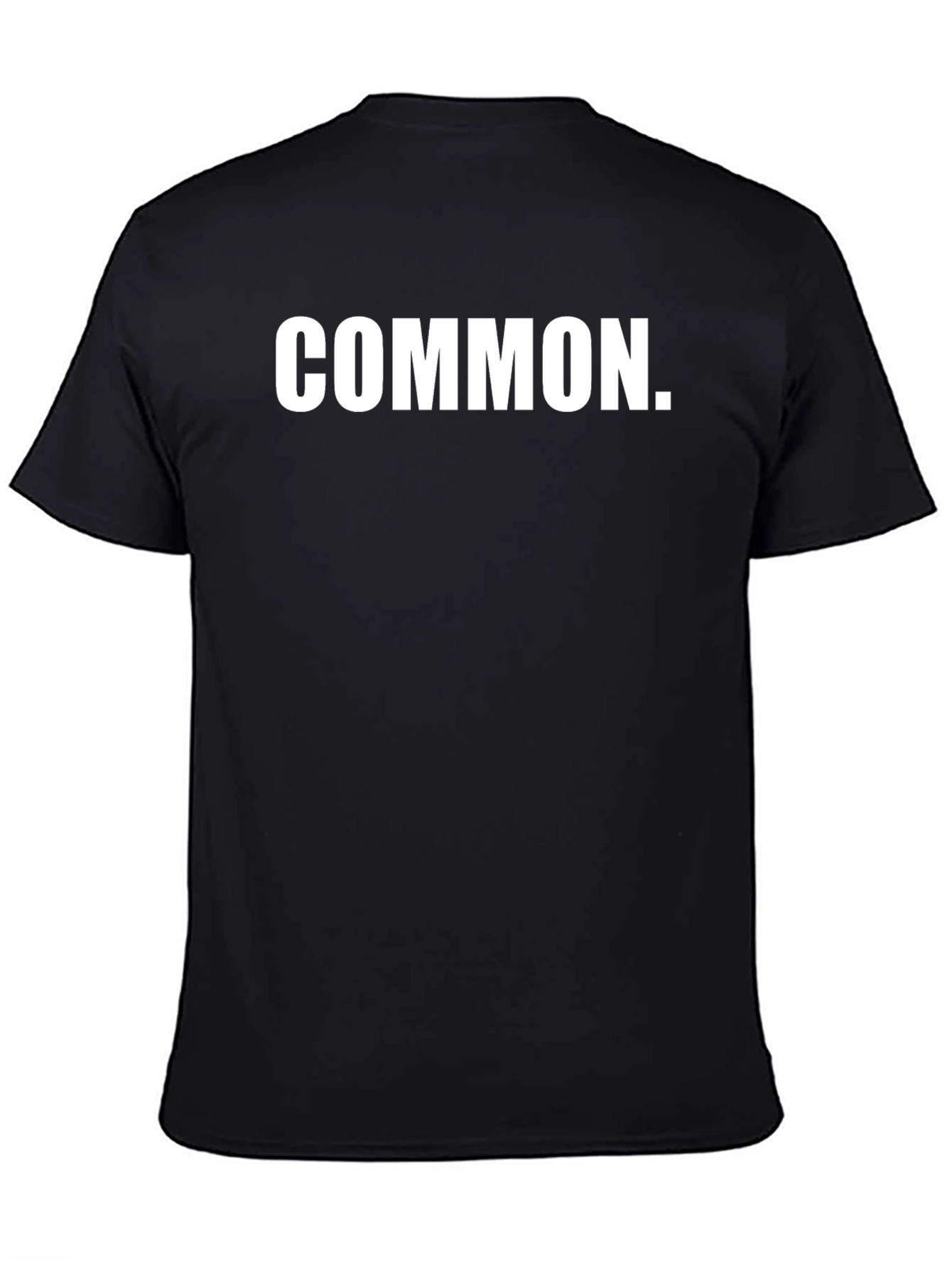 COMMON. Graphic T-Shirt - Classic Black Tee