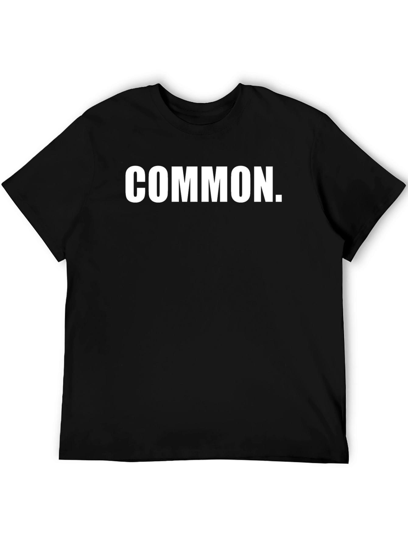 COMMON. Graphic T-Shirt - Classic Black Tee