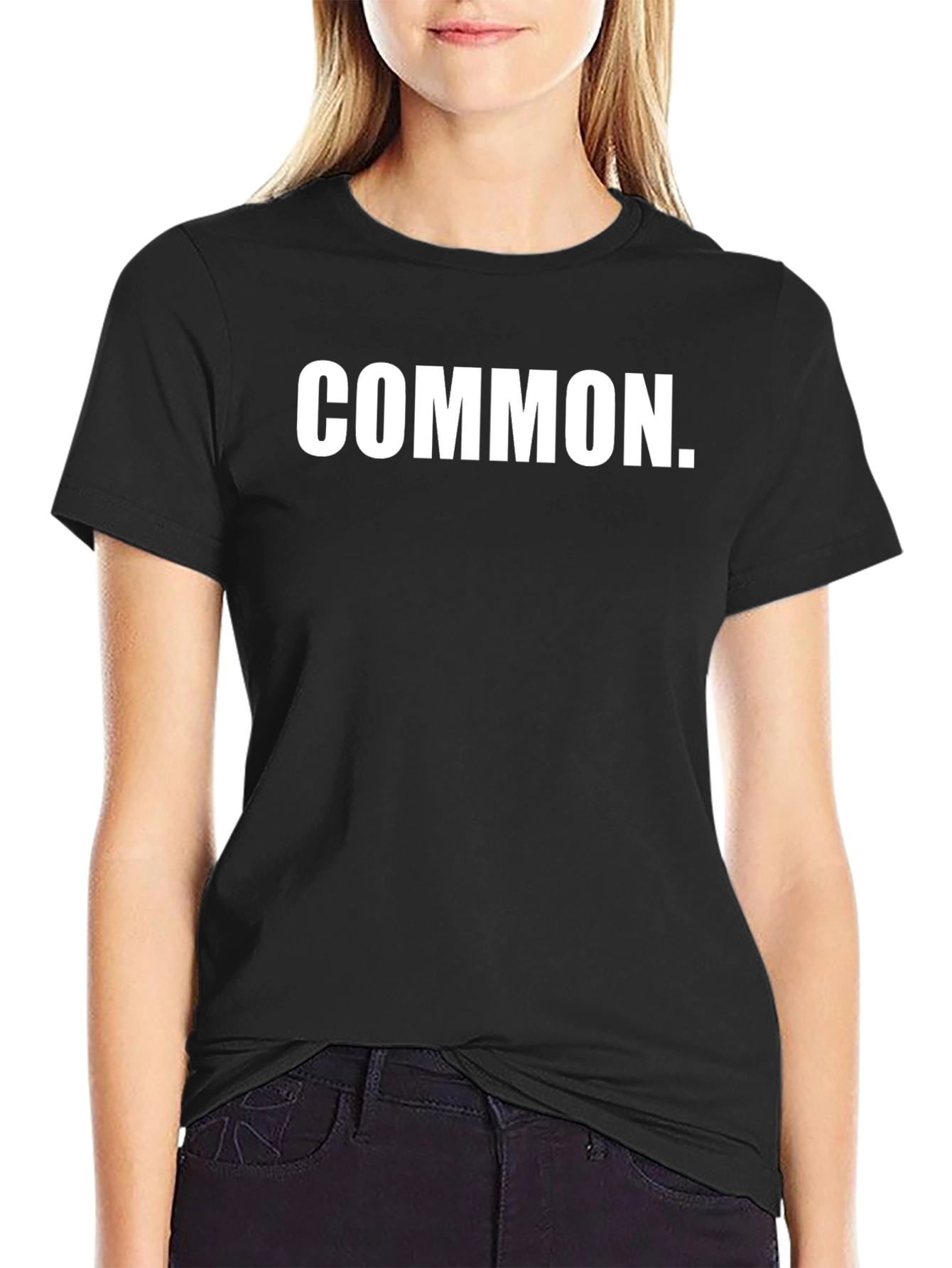 COMMON. Graphic T-Shirt - Classic Black Tee