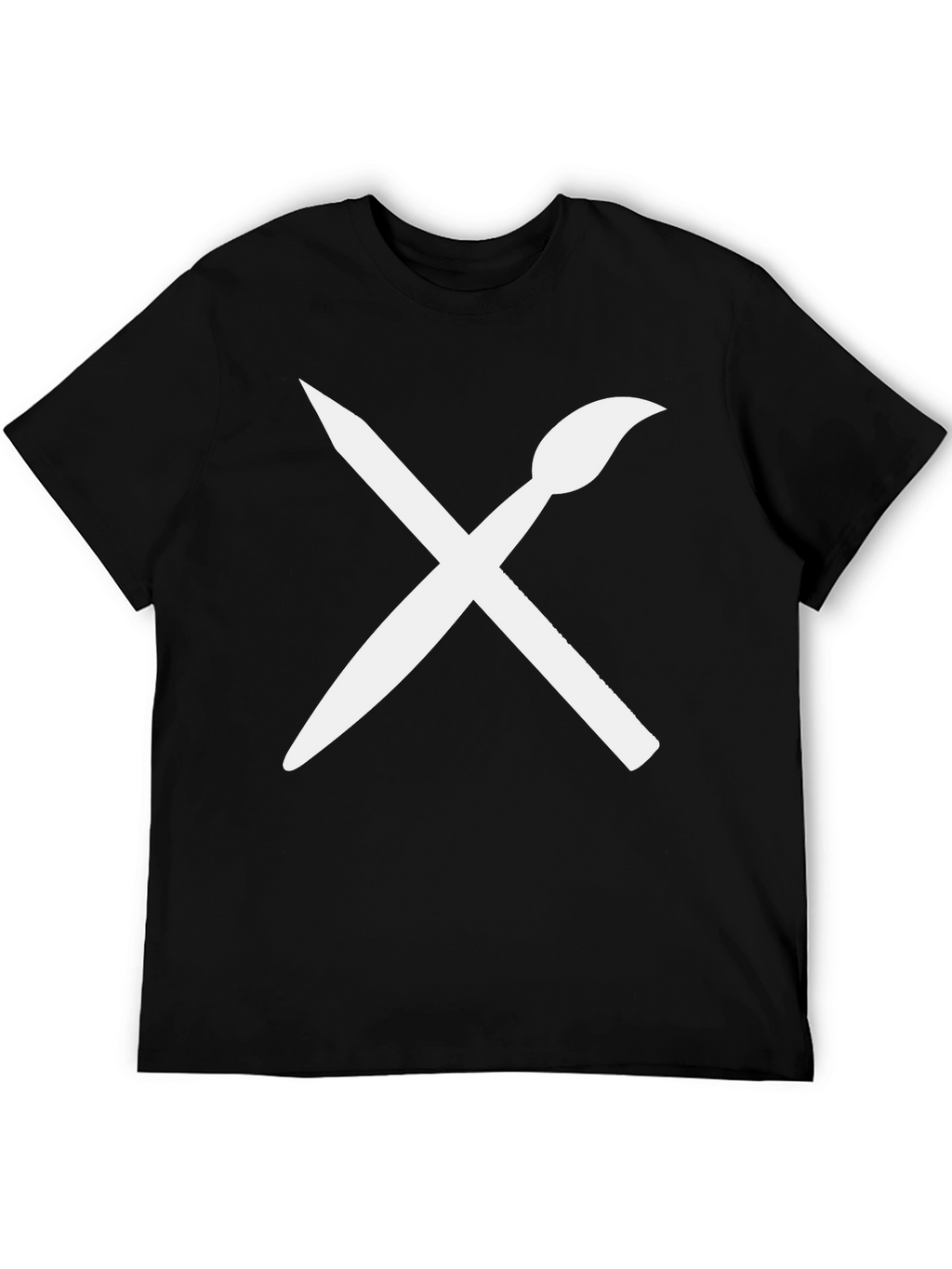 Artists Tee: Brush & Pencil Graphic T-Shirt