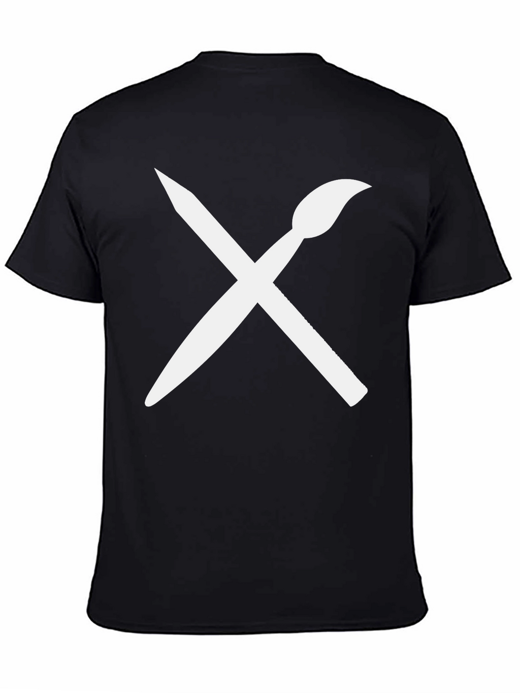 Artists Tee: Brush & Pencil Graphic T-Shirt