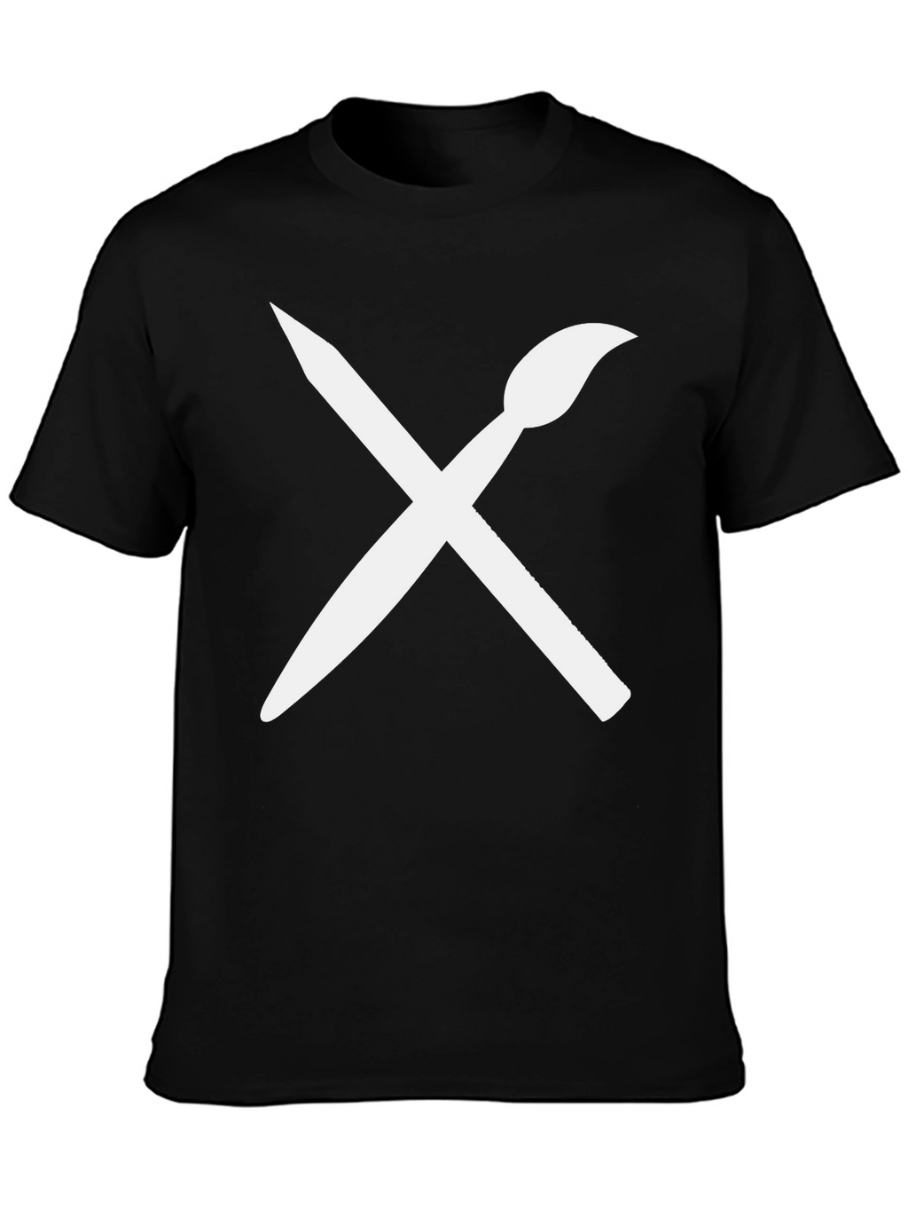 Artists Tee: Brush & Pencil Graphic T-Shirt