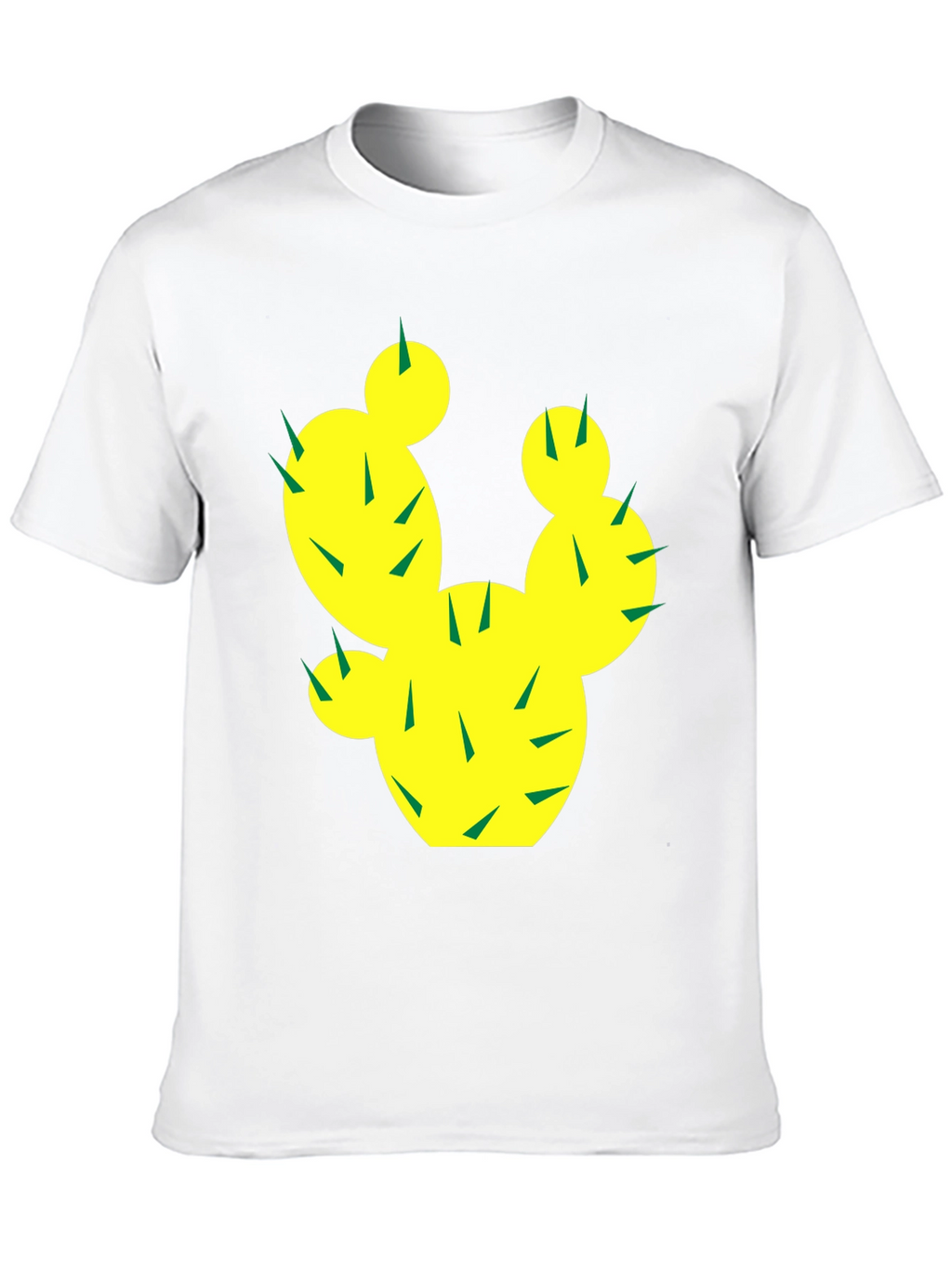 Cactus Graphic Tee - Trendy Black Cotton T-Shirt