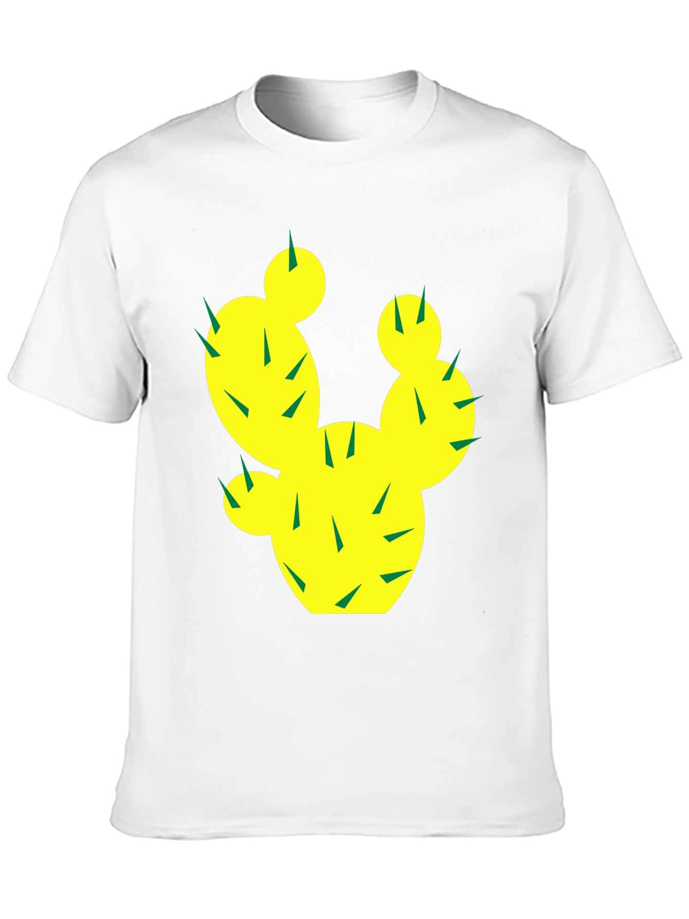 Cactus Graphic Tee - Trendy Black Cotton T-Shirt