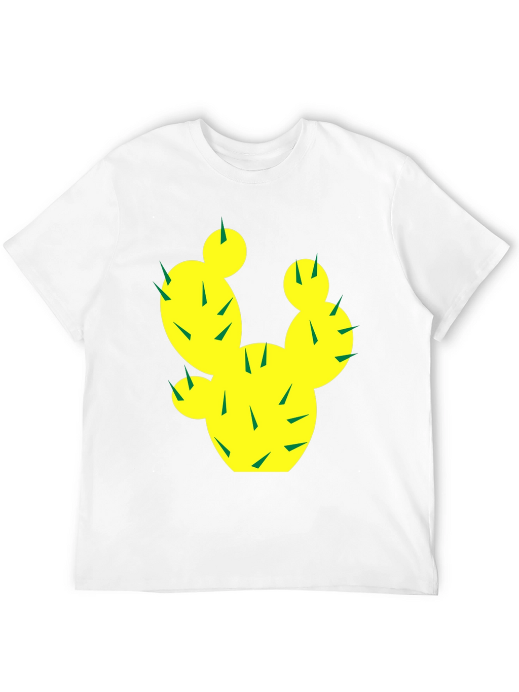 Cactus Graphic Tee - Trendy Black Cotton T-Shirt