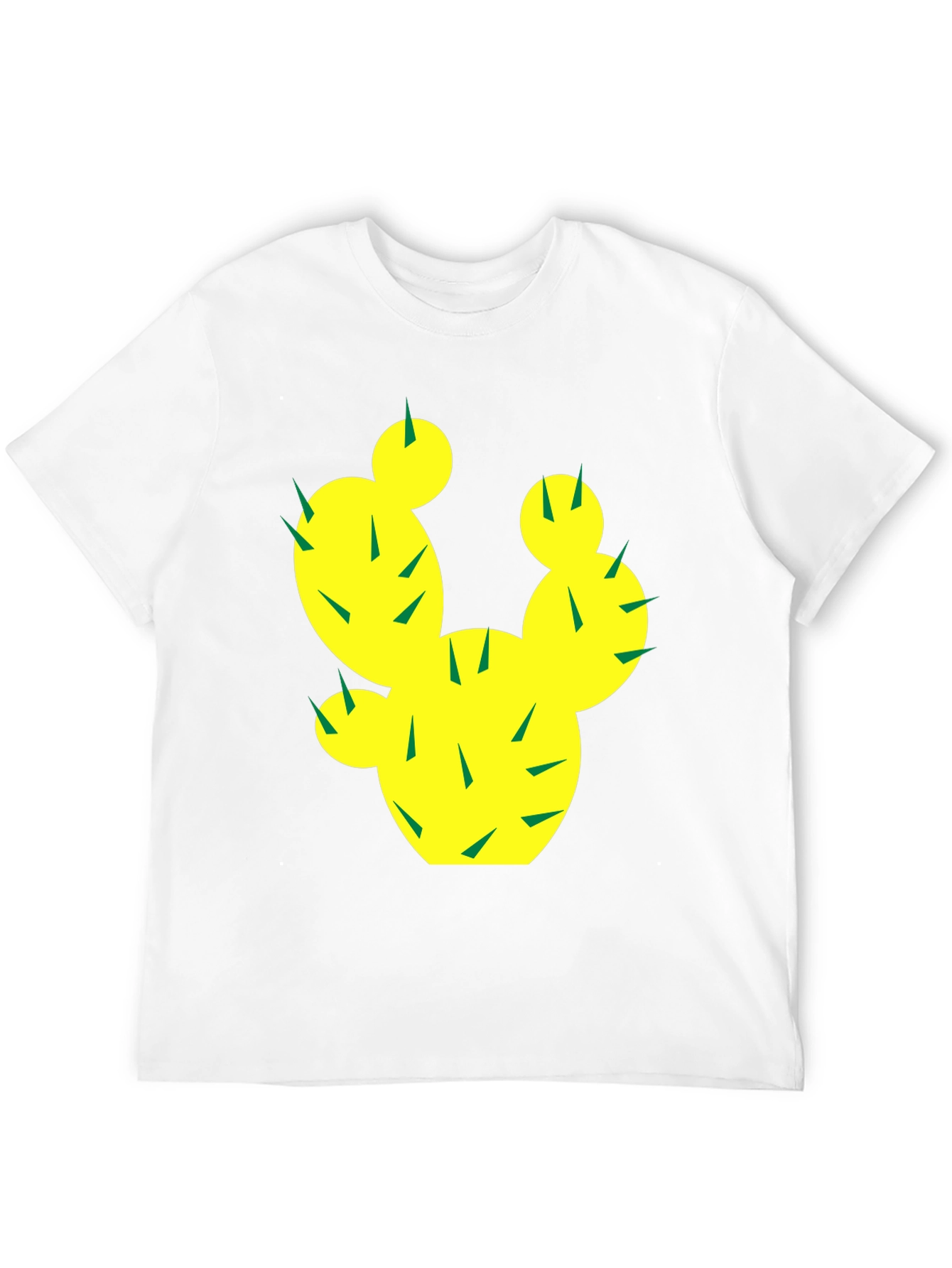 Cactus Graphic Tee - Trendy Black Cotton T-Shirt