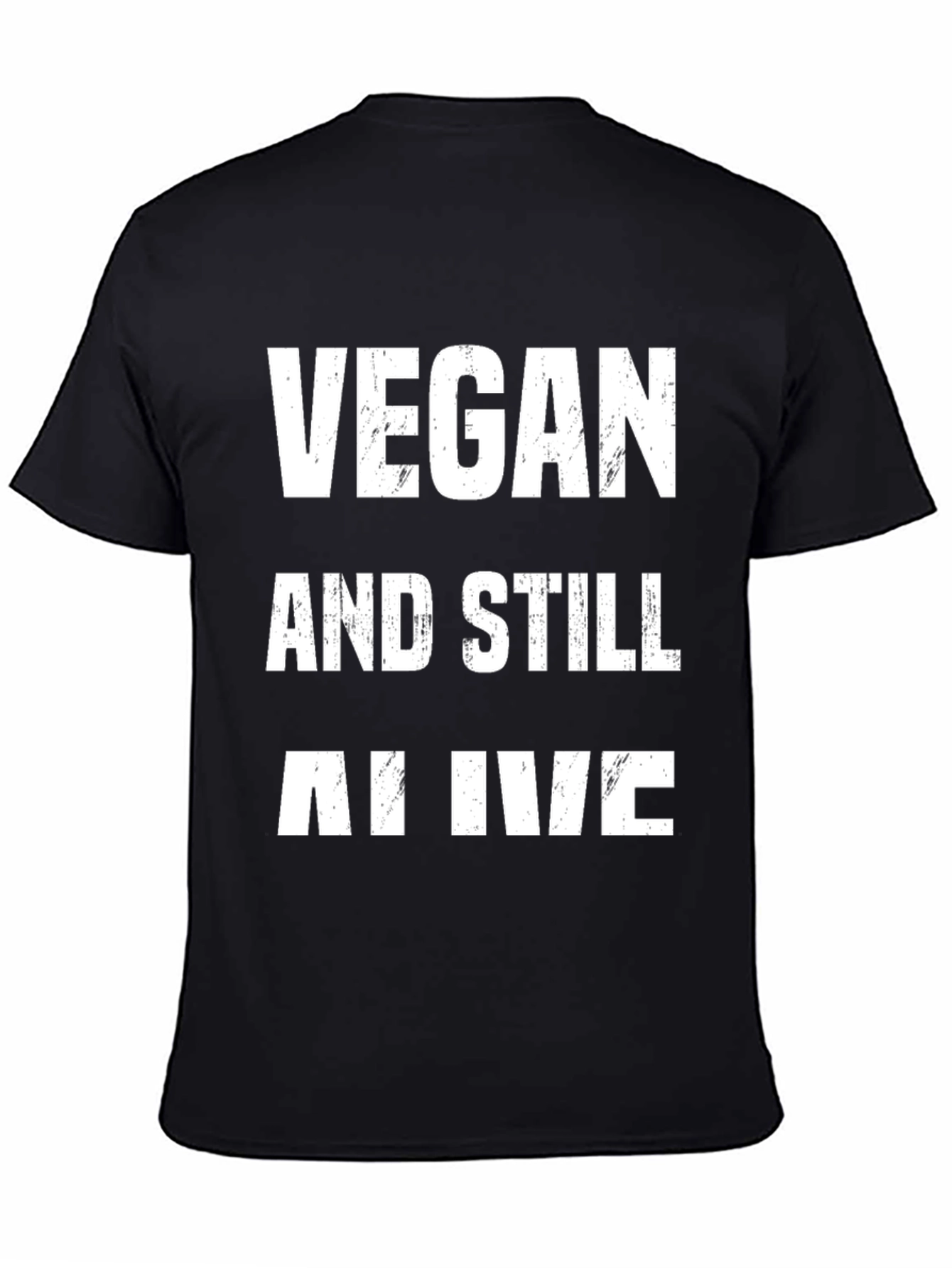 Vegan And Still Alive Funny Graphic Tee