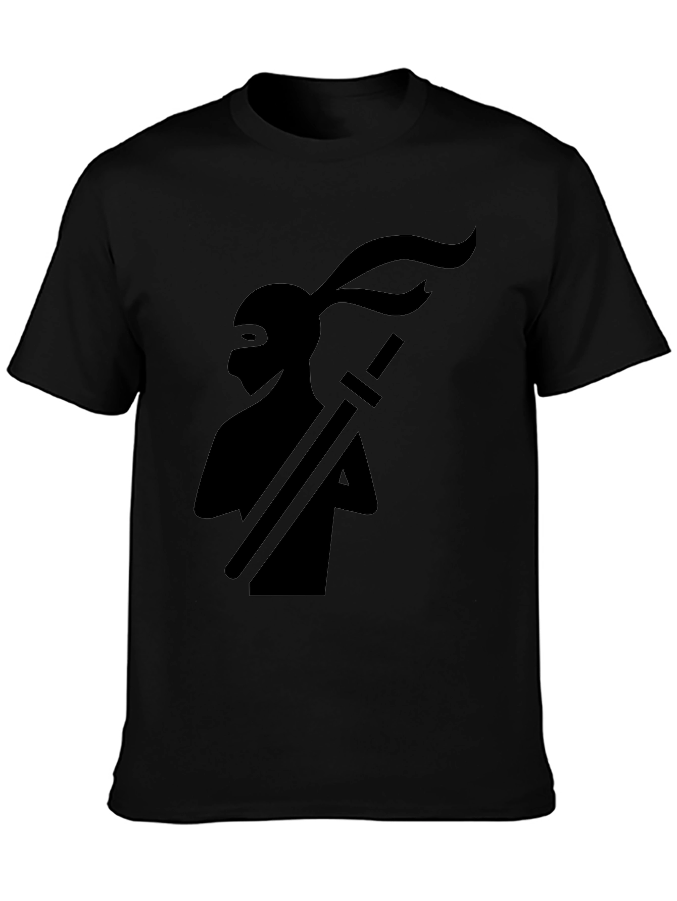 Stealth Ninja Graphic Tee - Black