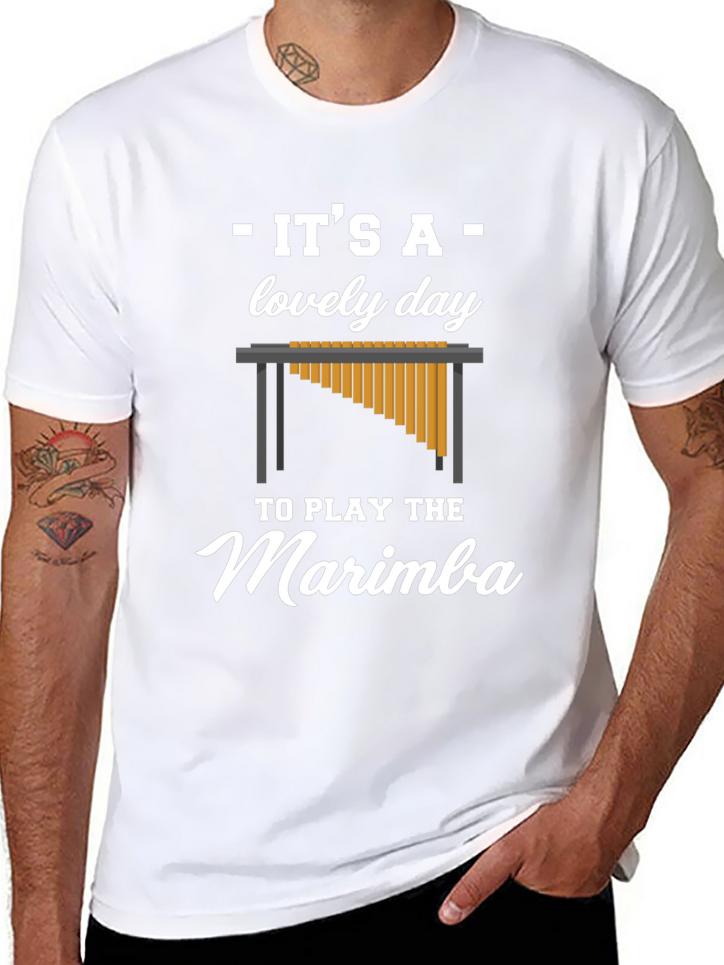 Its a Lovely Day to Play the Marimba T-Shirt