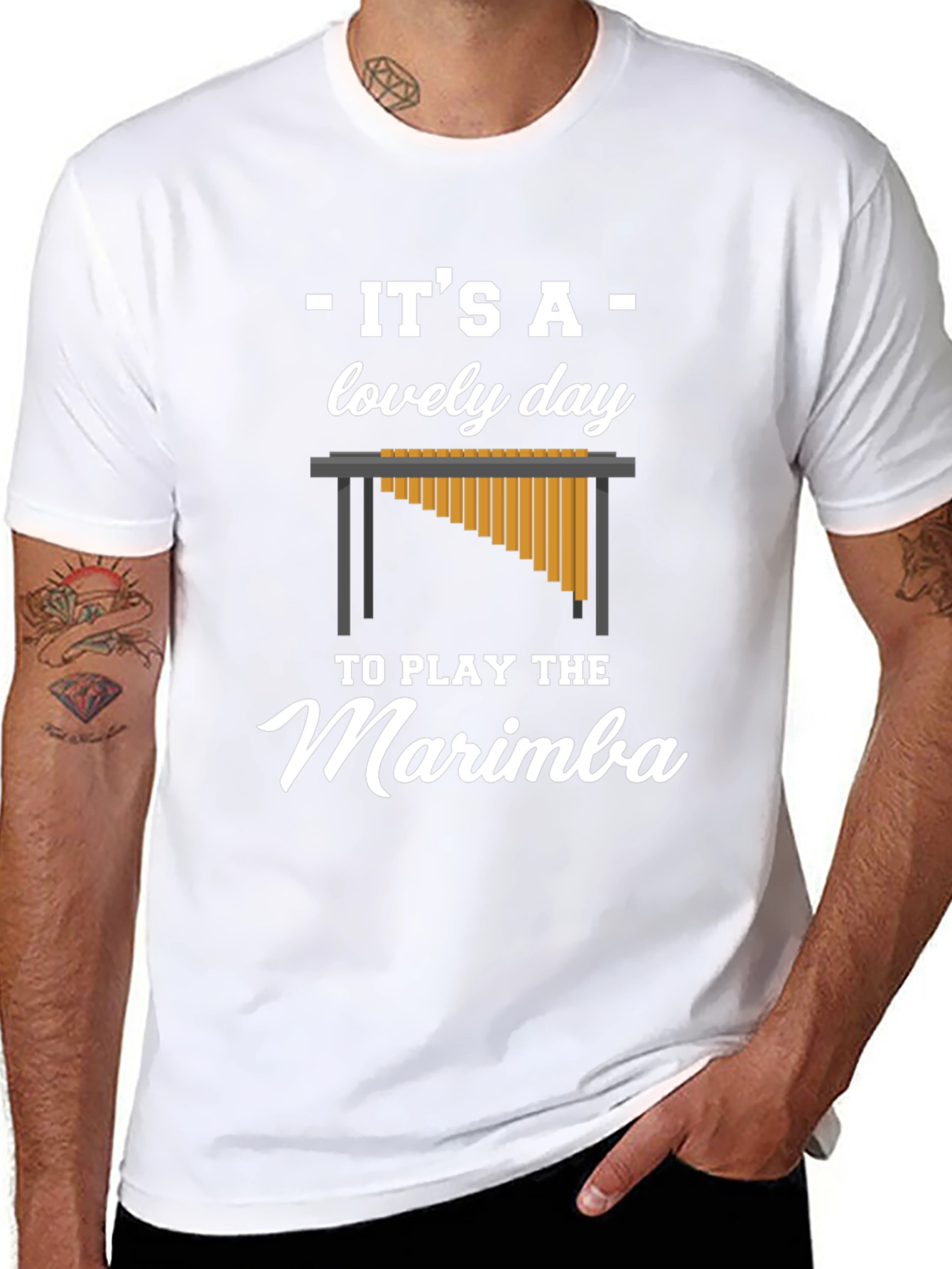 Its a Lovely Day to Play the Marimba T-Shirt