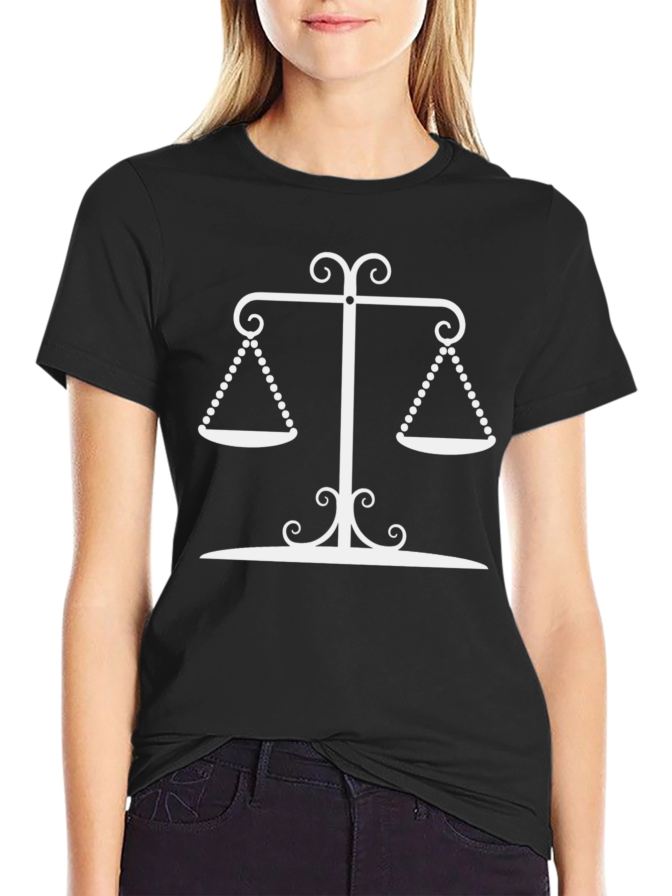 Scales of Justice Graphic Tee - Balance & Law