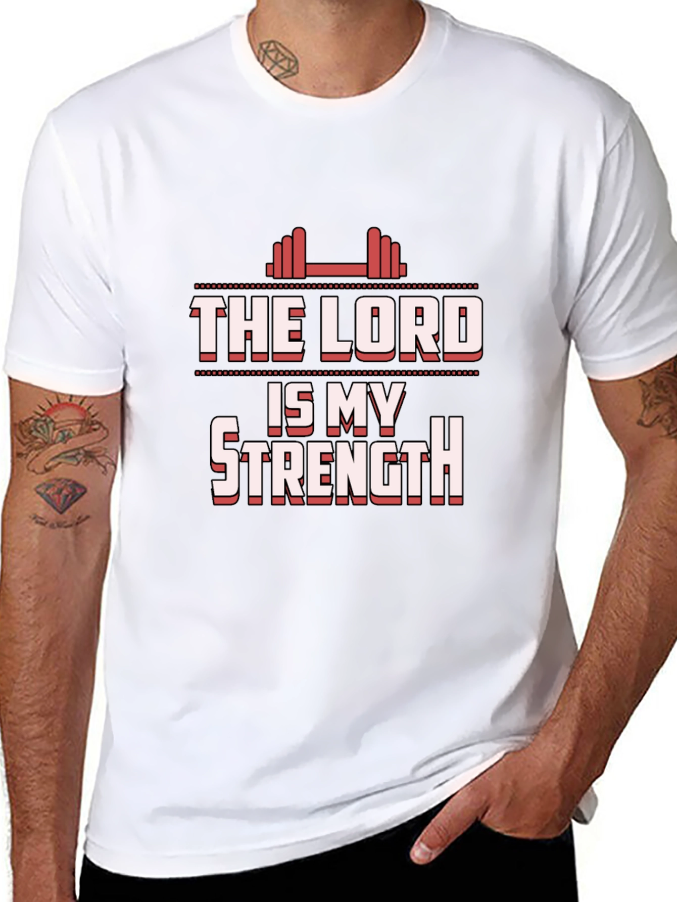 The Lord is My Strength Graphic Tee