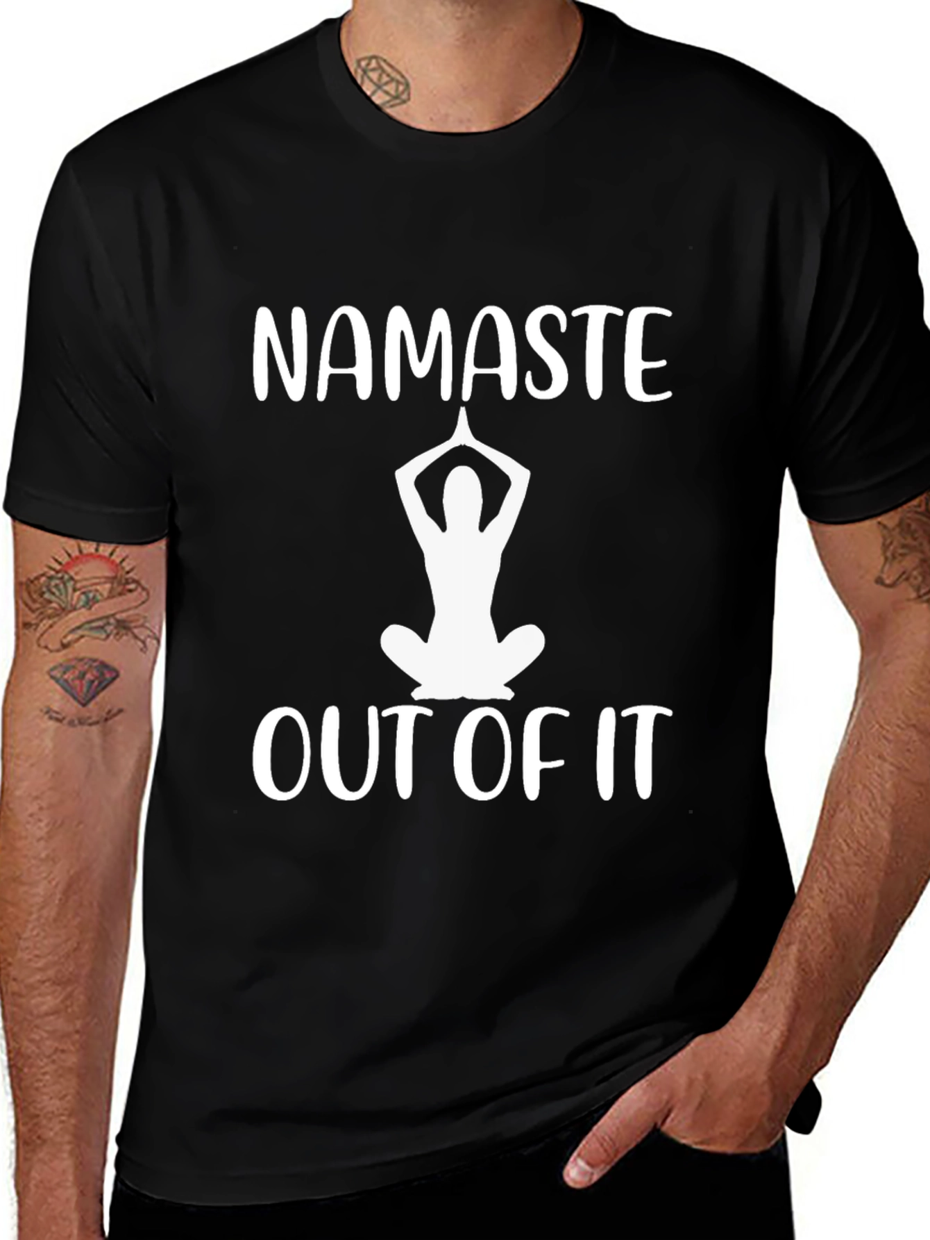 Namaste Out Of It Graphic T-Shirt - Yoga Tee