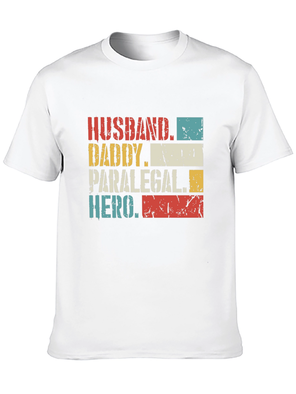 Husband Daddy Paralegal Hero Graphic T-Shirt