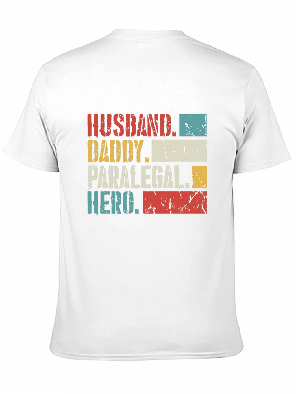 Husband Daddy Paralegal Hero Graphic T-Shirt