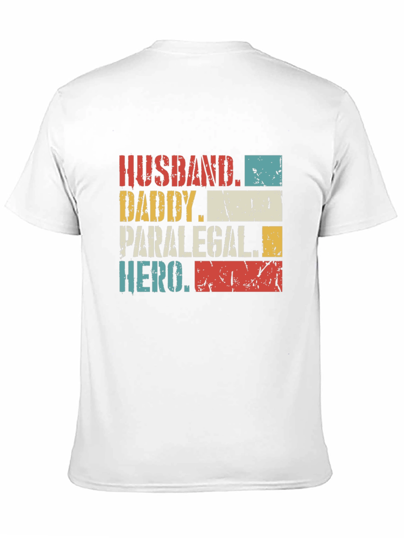 Husband Daddy Paralegal Hero Graphic T-Shirt