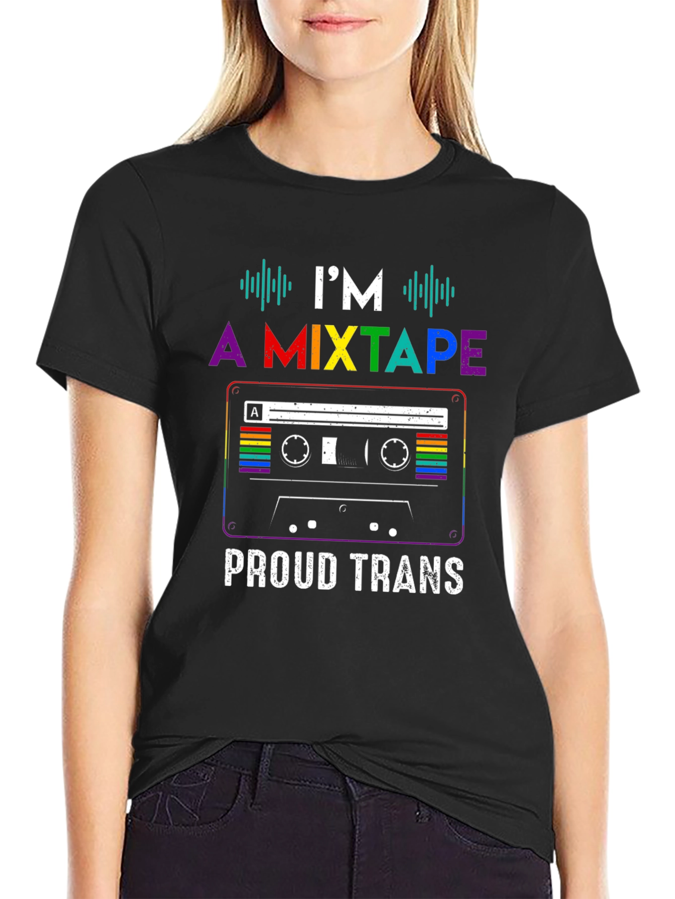 Proud Trans Mixtape T-Shirt - LGBTQ+ Pride Tee