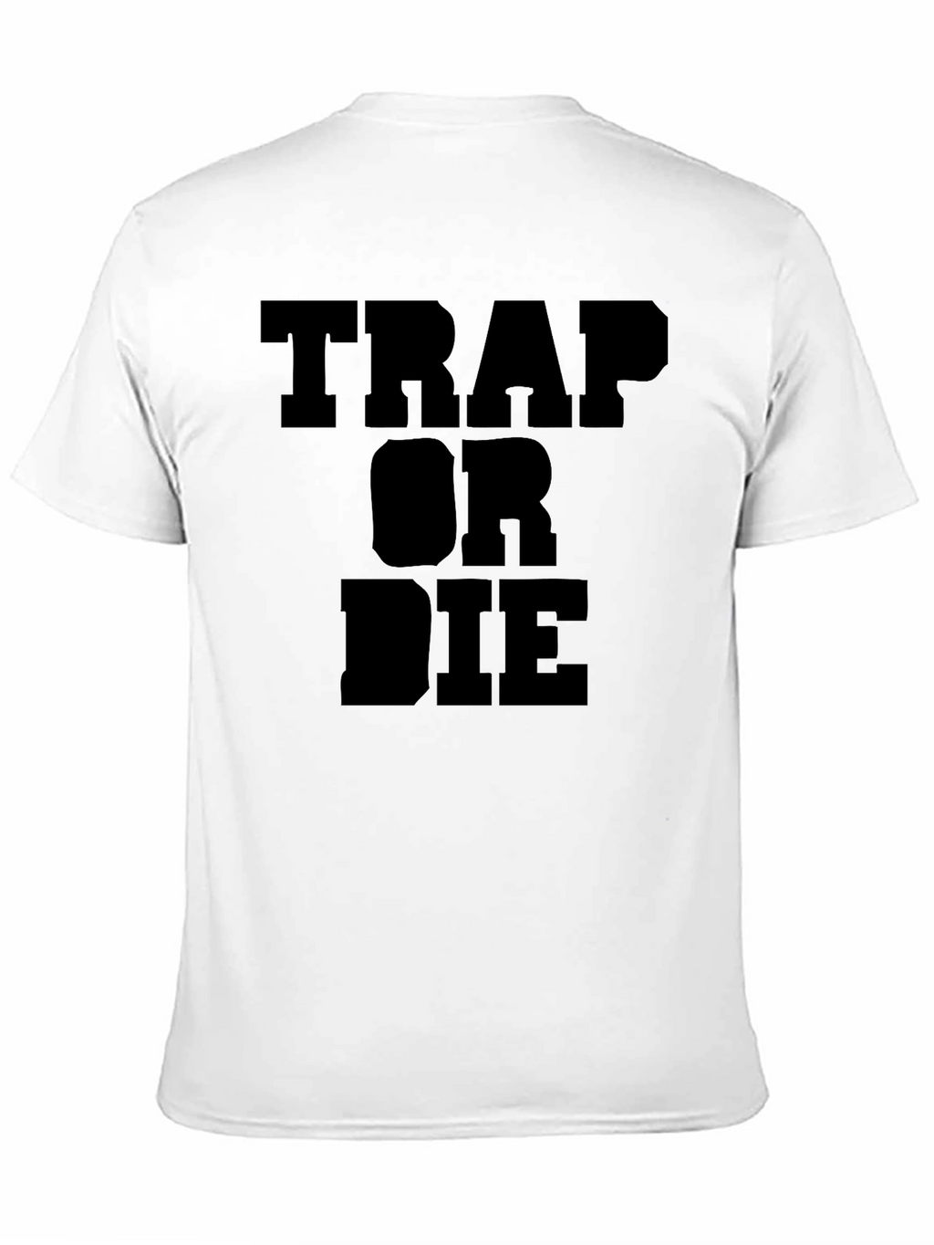 Trap Or Die Graphic Tee Black