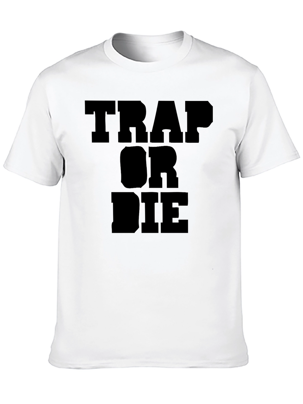 Trap Or Die Graphic Tee Black