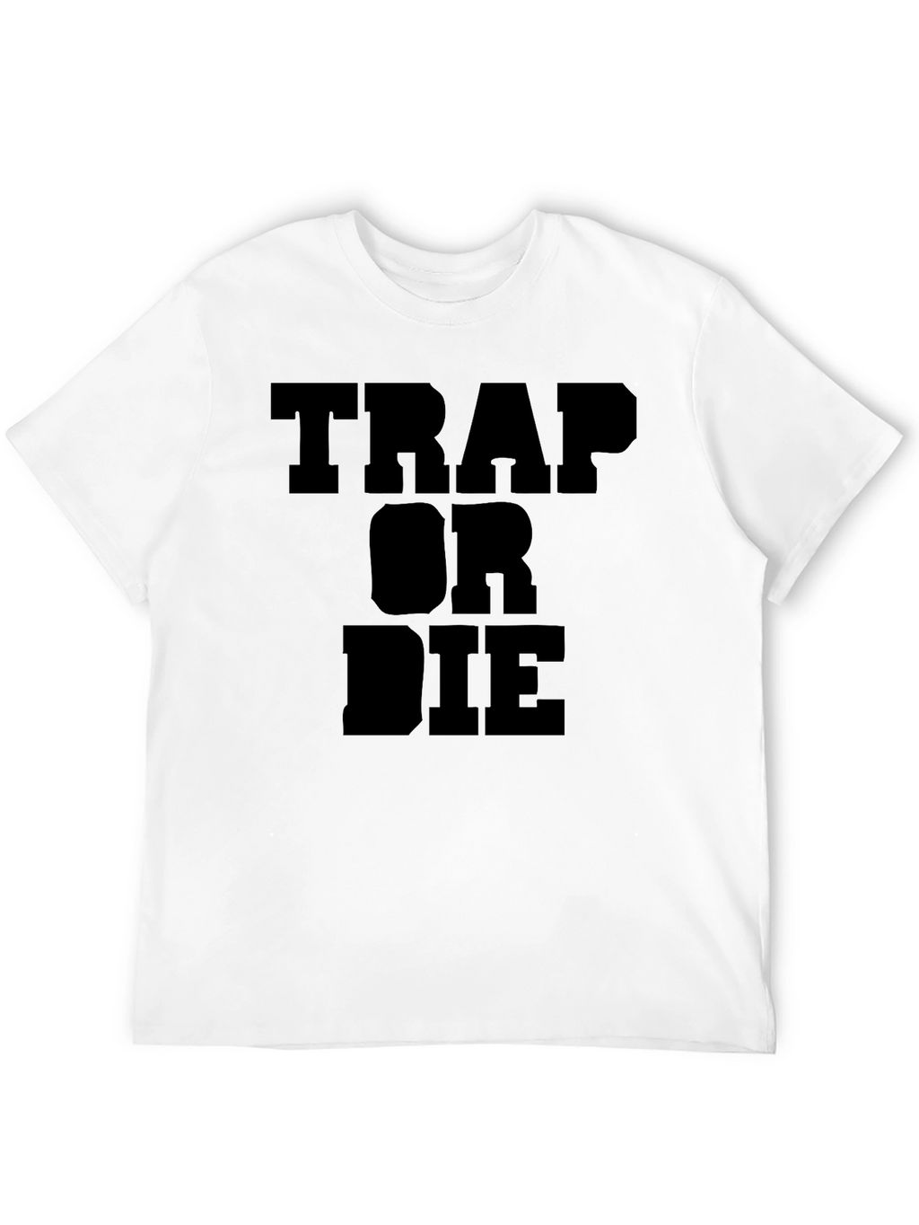 Trap Or Die Graphic Tee Black