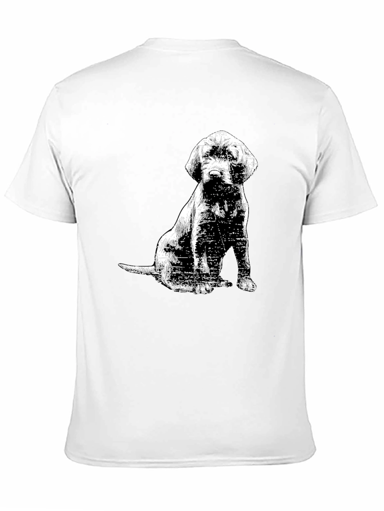 Dog Graphic Tee - Mens Black T-Shirt