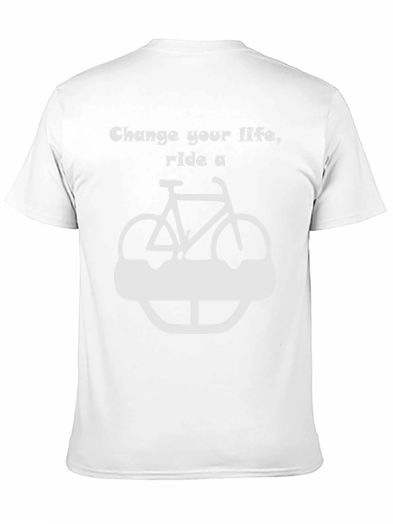 Change Your Life Ride A Bike - Black T-Shirt