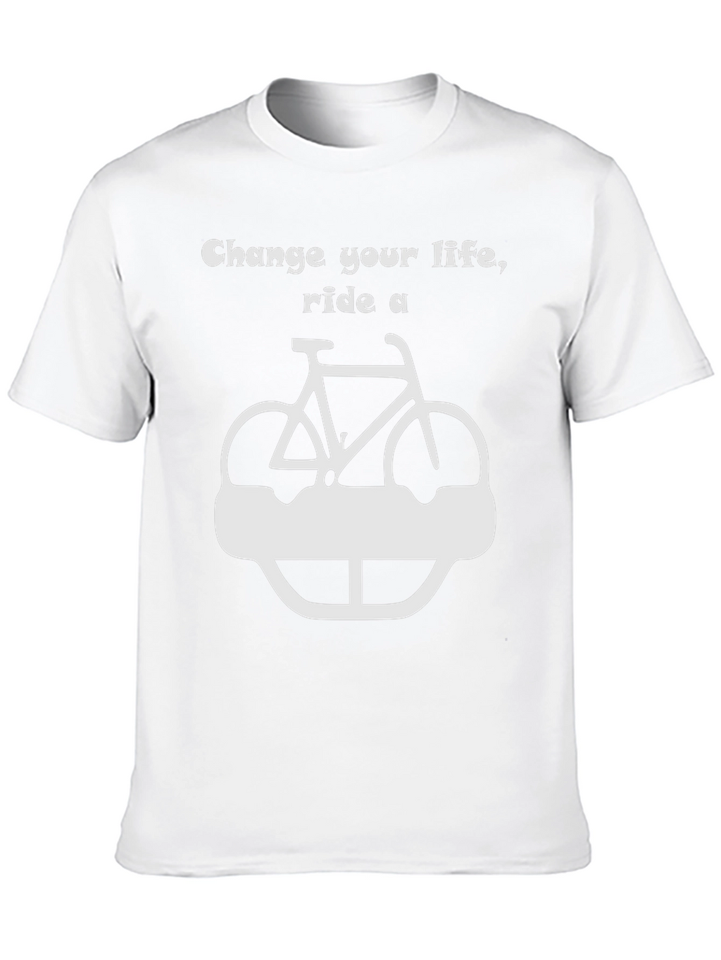 Change Your Life Ride A Bike - Black T-Shirt