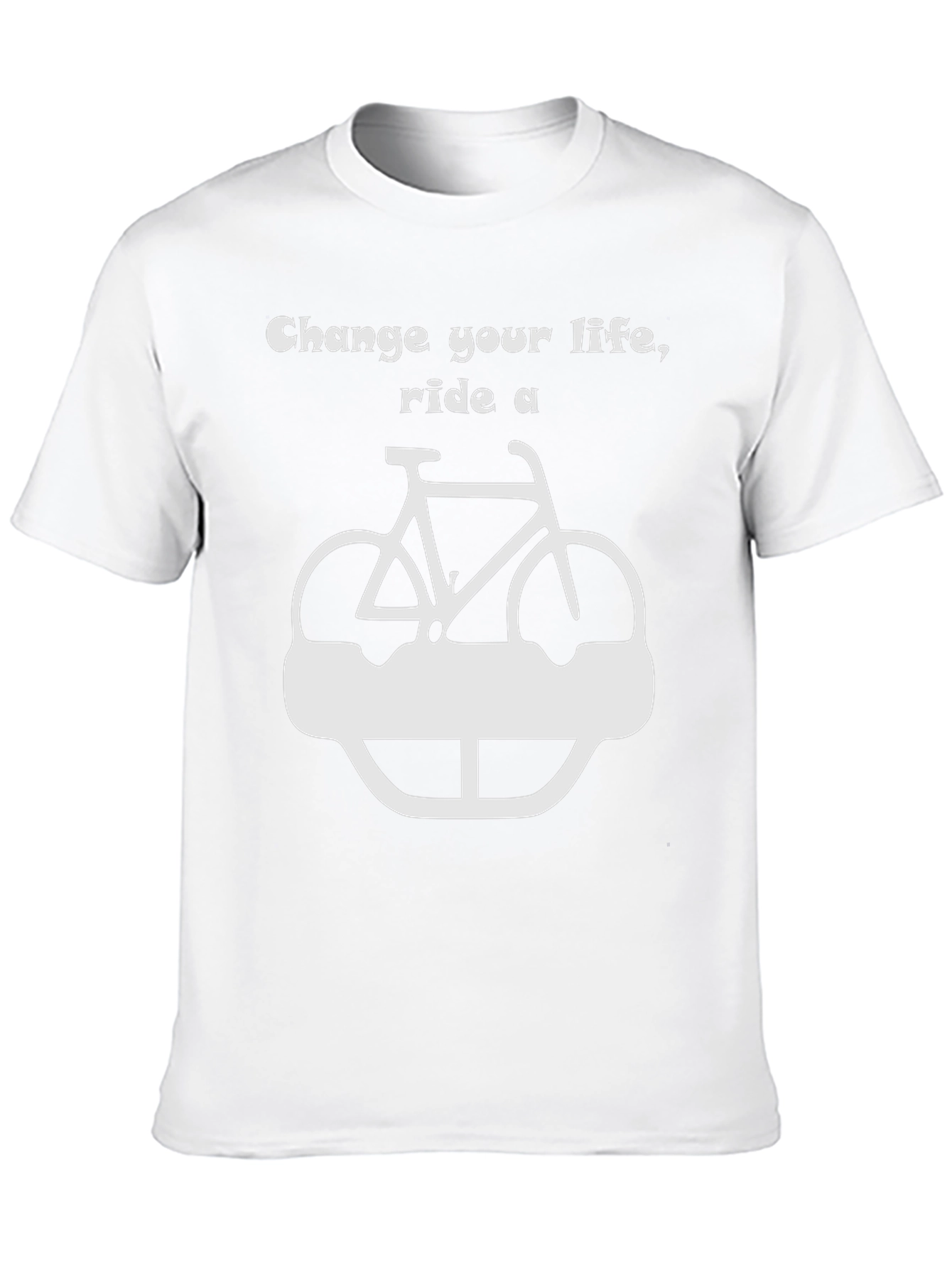 Change Your Life Ride A Bike - Black T-Shirt