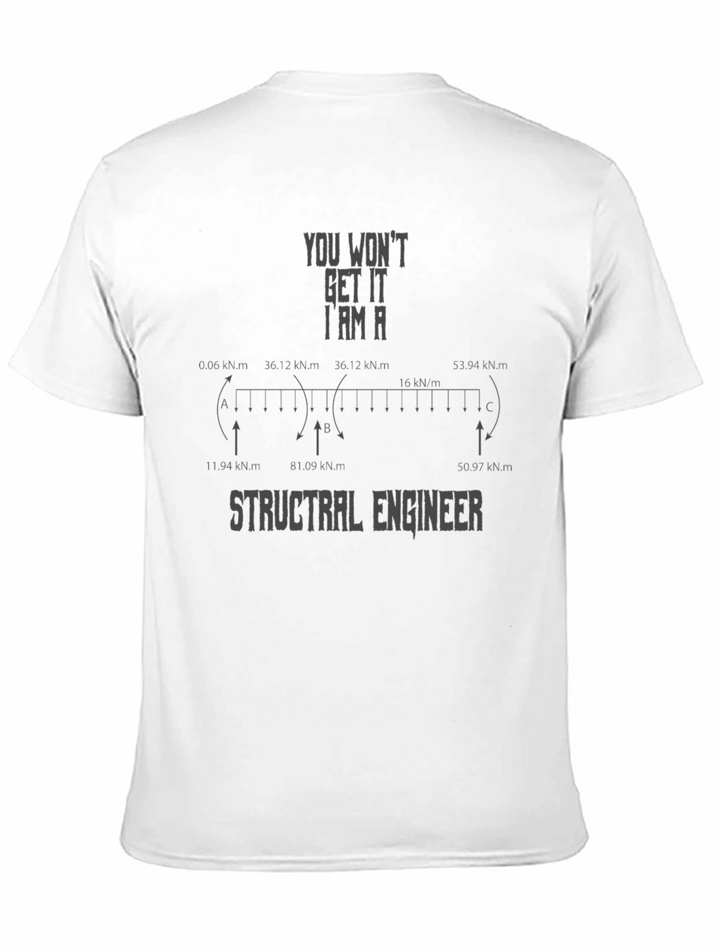 Structural Engineer T-Shirt - You Wont Get It!