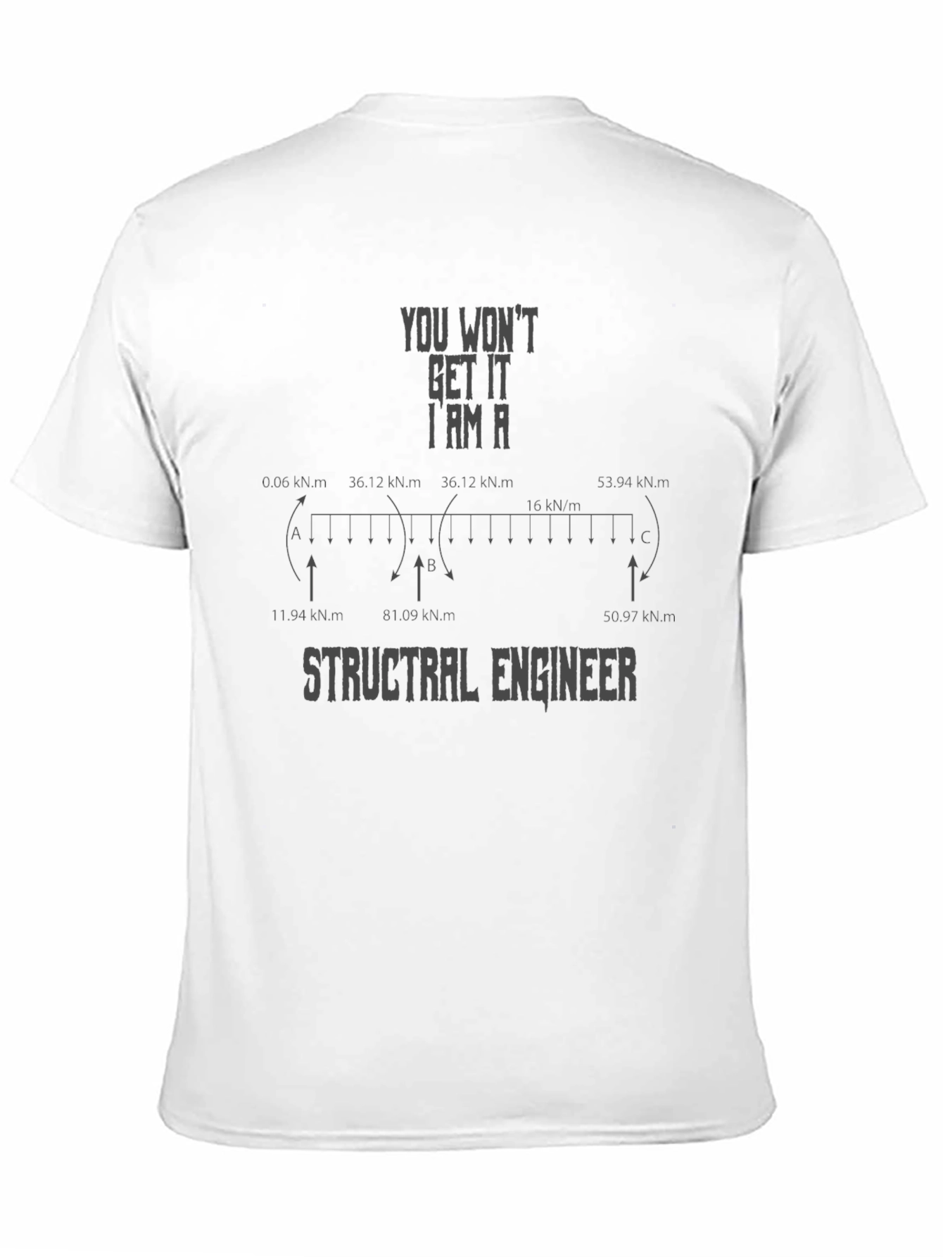 Structural Engineer T-Shirt - You Wont Get It!