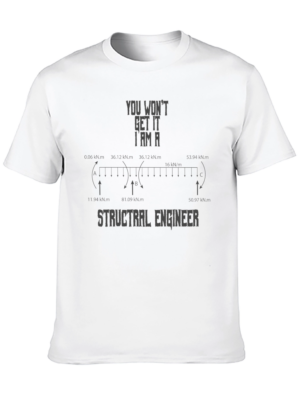 Structural Engineer T-Shirt - You Wont Get It!