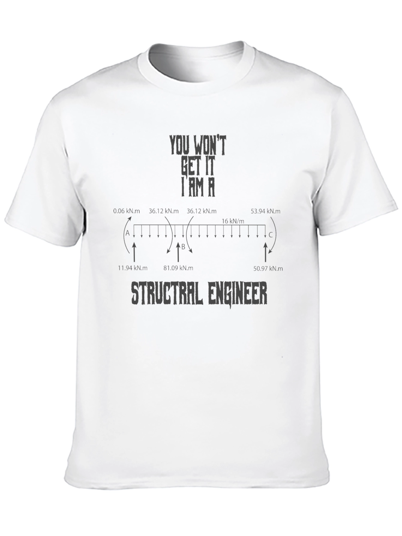Structural Engineer T-Shirt - You Wont Get It!