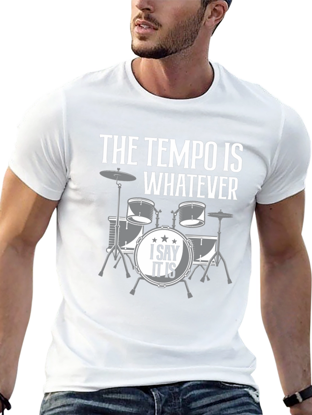 The Tempo is Whatever Drummer T-Shirt