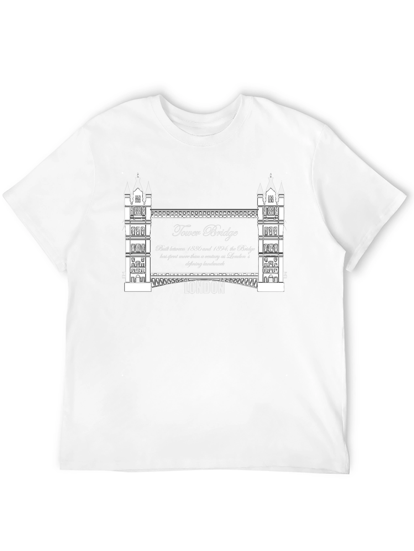 Tower Bridge London Graphic T-Shirt