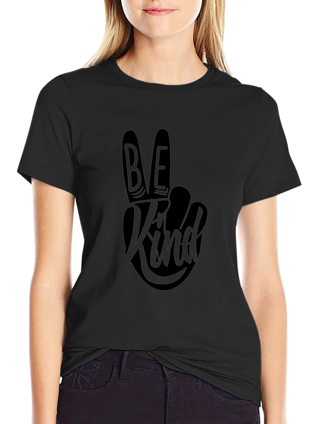 Be Kind Graphic Tee - Stylish Black Comfort