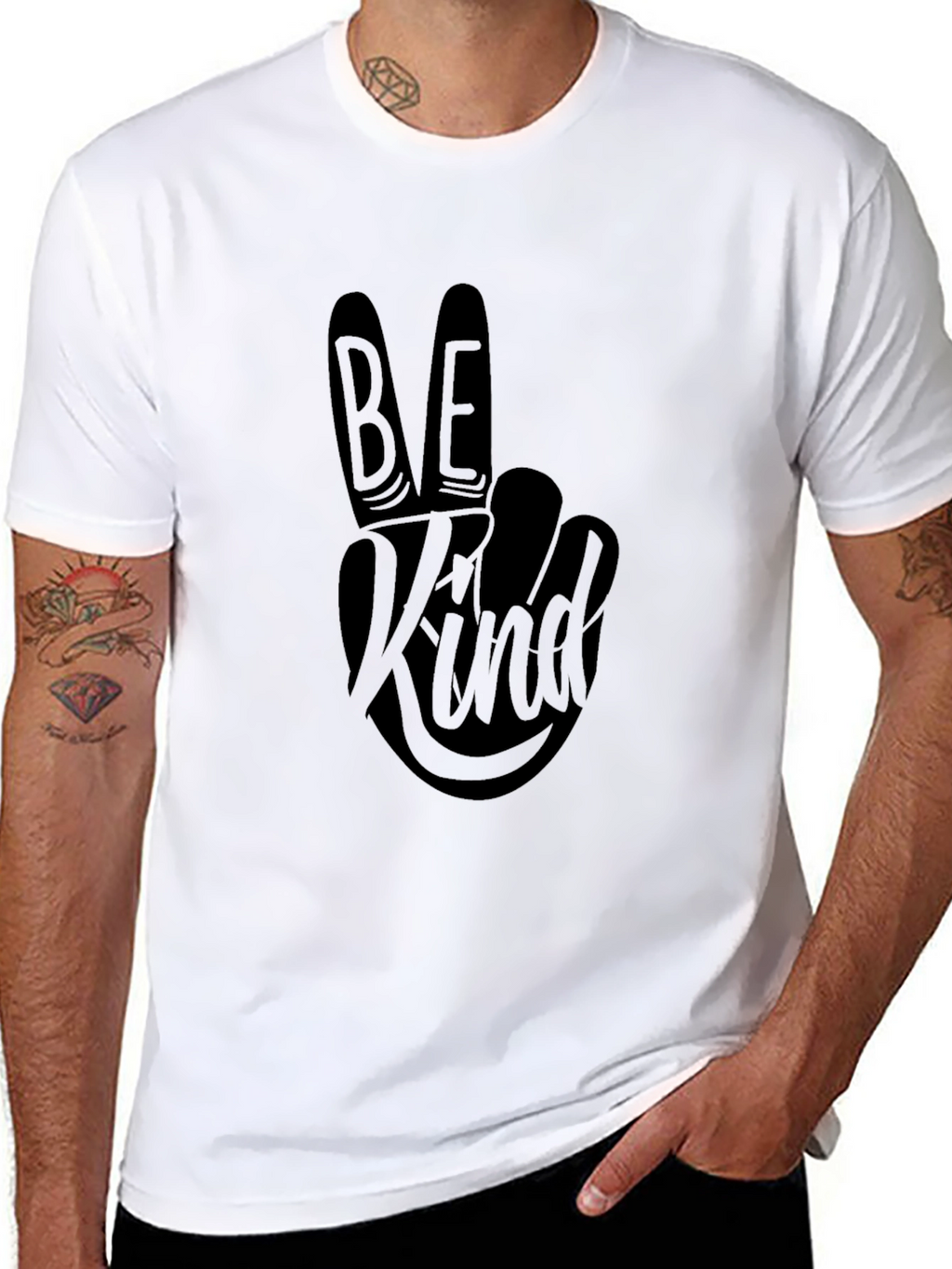 Be Kind Graphic Tee - Stylish Black Comfort
