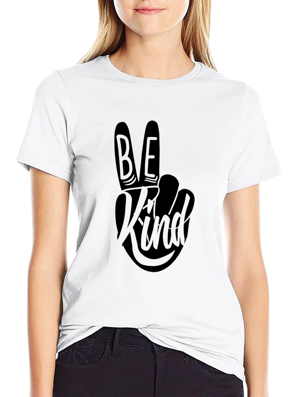 Be Kind Graphic Tee - Stylish Black Comfort