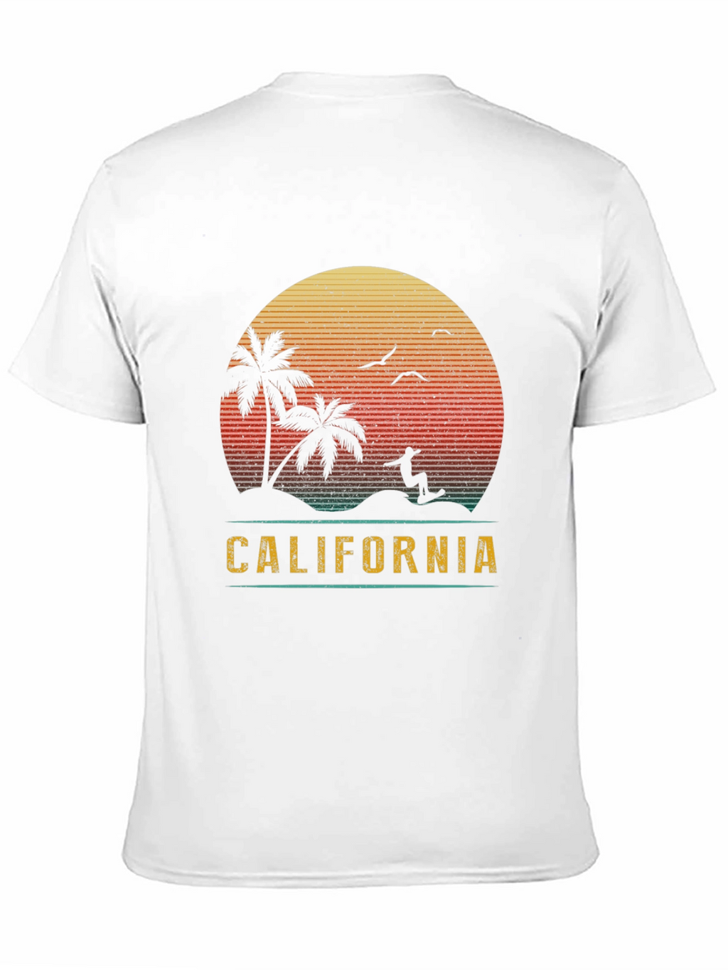 California Sunset Surf Graphic Tee