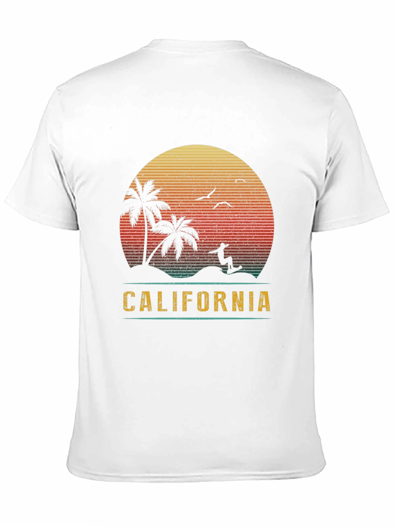 California Sunset Surf Graphic Tee